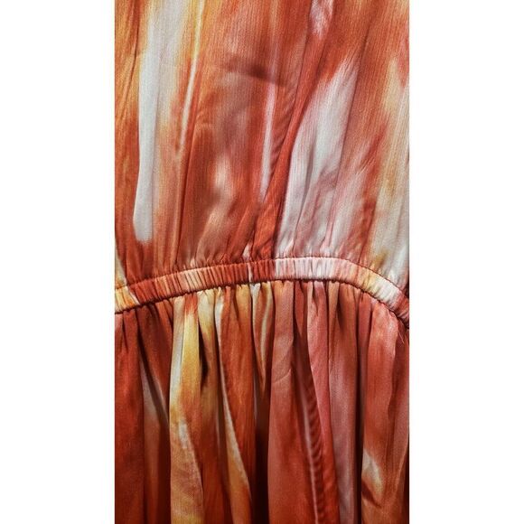 Lilly's‎ Kloset Maxi Dress, Slit Sleeves, Tiered Wrap Ruffle Hem 3XL Plus Size! - Picture 11 of 12